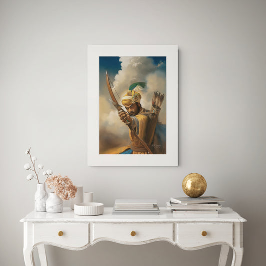 Gobind Rai – The Archetypal King | Sikh Warrior Art Print