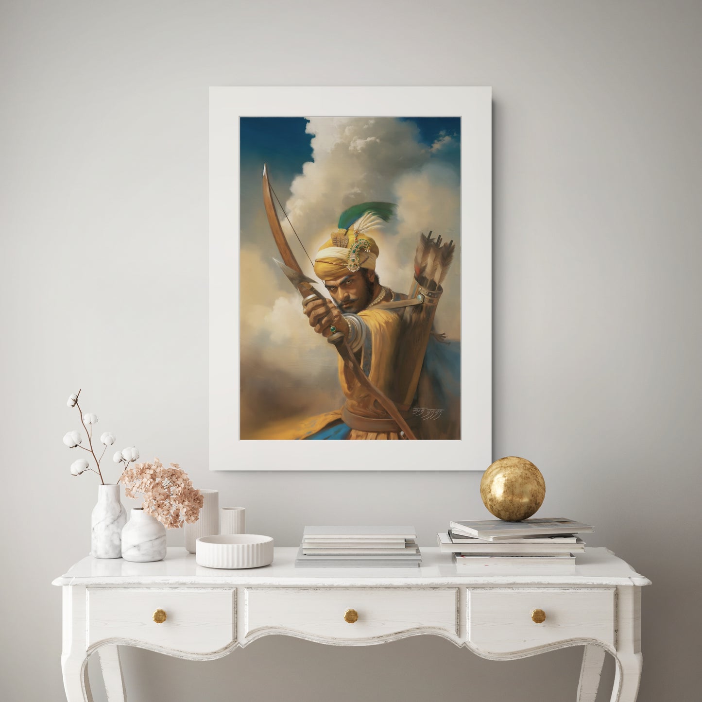 Gobind Rai – The Archetypal King | Sikh Warrior Art Print