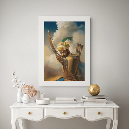 Gobind Rai – The Archetypal King | Sikh Warrior Art Print