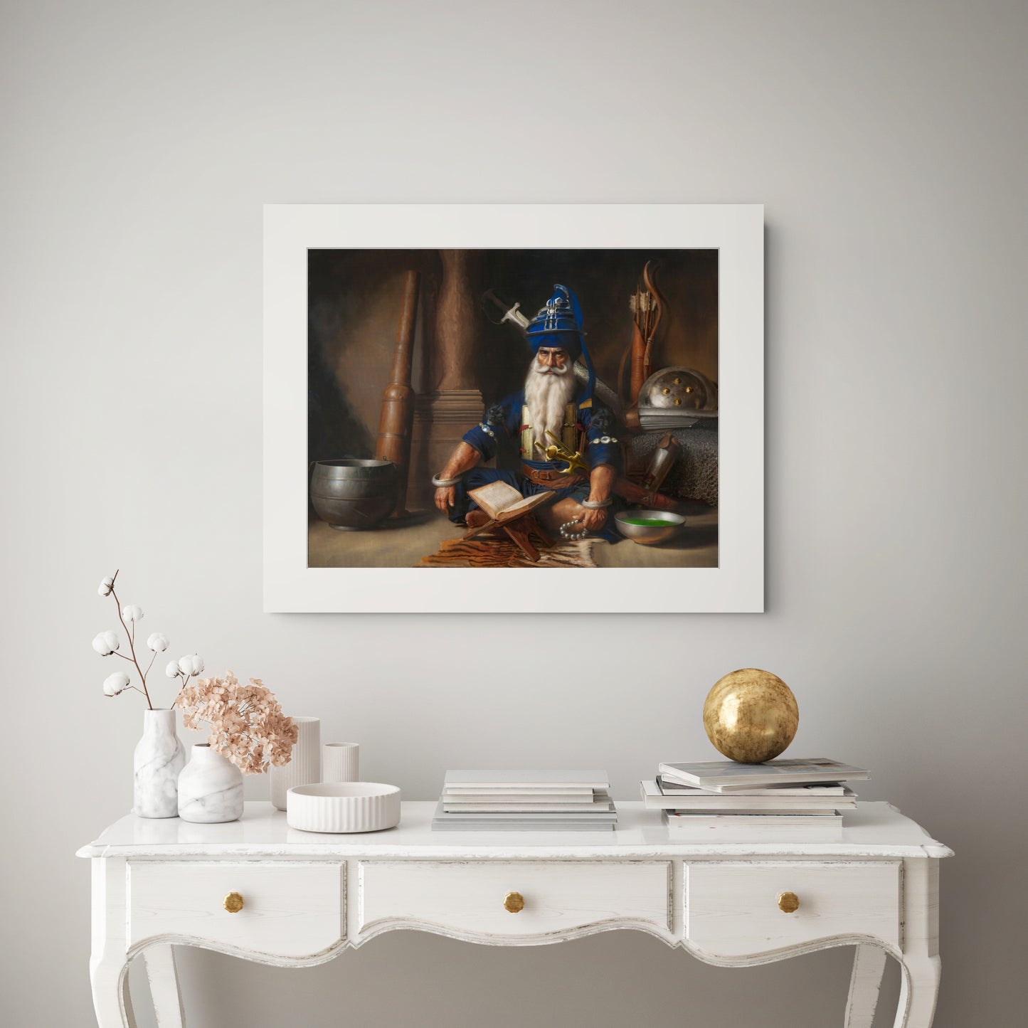 Baba Deep Singh Ji – Amar Mahakaal | Sikh Spiritual Warrior Print