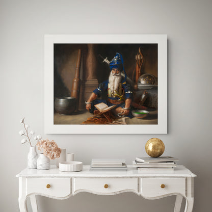 Baba Deep Singh Ji – Amar Mahakaal | Sikh Spiritual Warrior Print