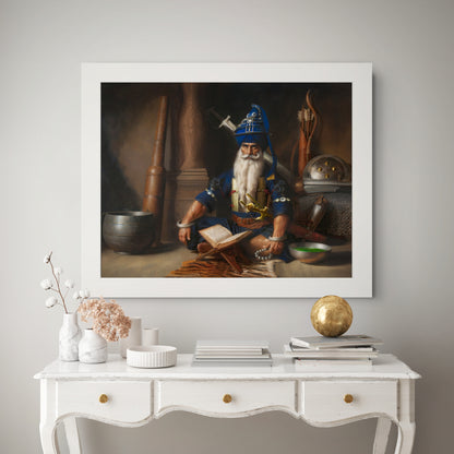 Baba Deep Singh Ji – Amar Mahakaal | Sikh Spiritual Warrior Print
