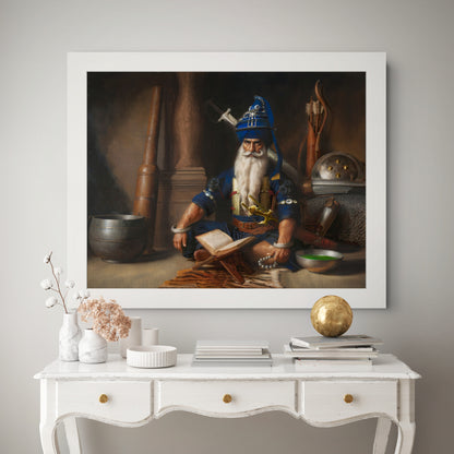 Baba Deep Singh Ji – Amar Mahakaal | Sikh Spiritual Warrior Print