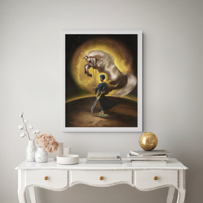 The Divine Feminine – Sikh Painting of Mata Sahib Kaur Ji