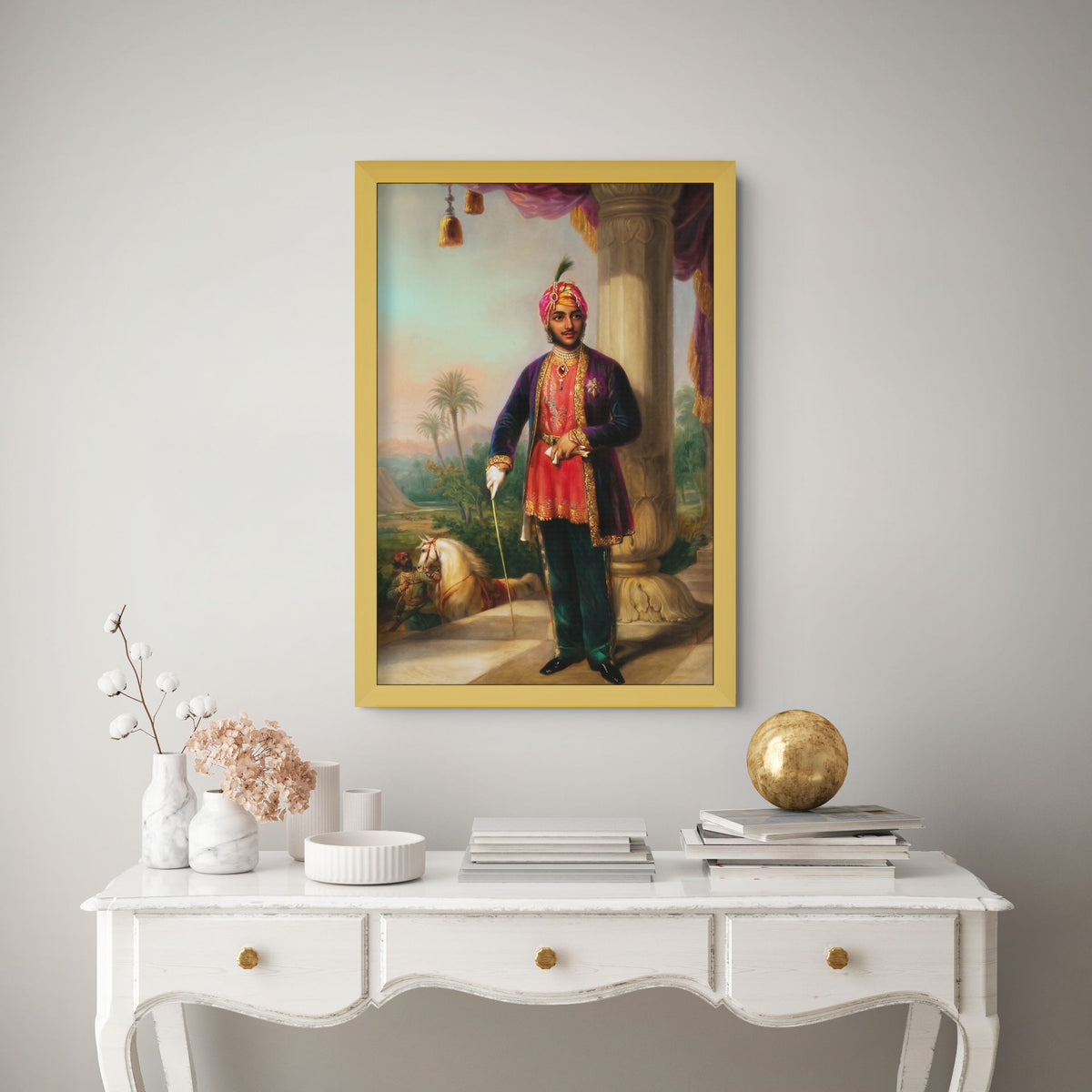 Maharaja Duleep Singh Oil Painting – 19th Century Portrait | Prometheus Old Heritage Restoration