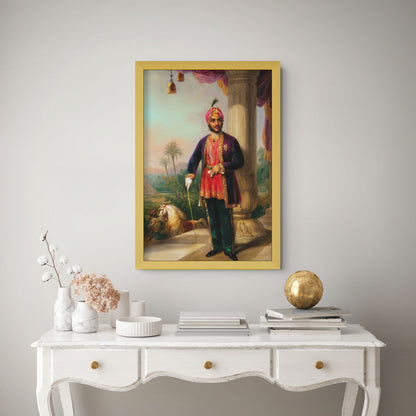 Maharaja Duleep Singh Oil Painting – 19th Century Portrait | Prometheus Old Heritage Restoration