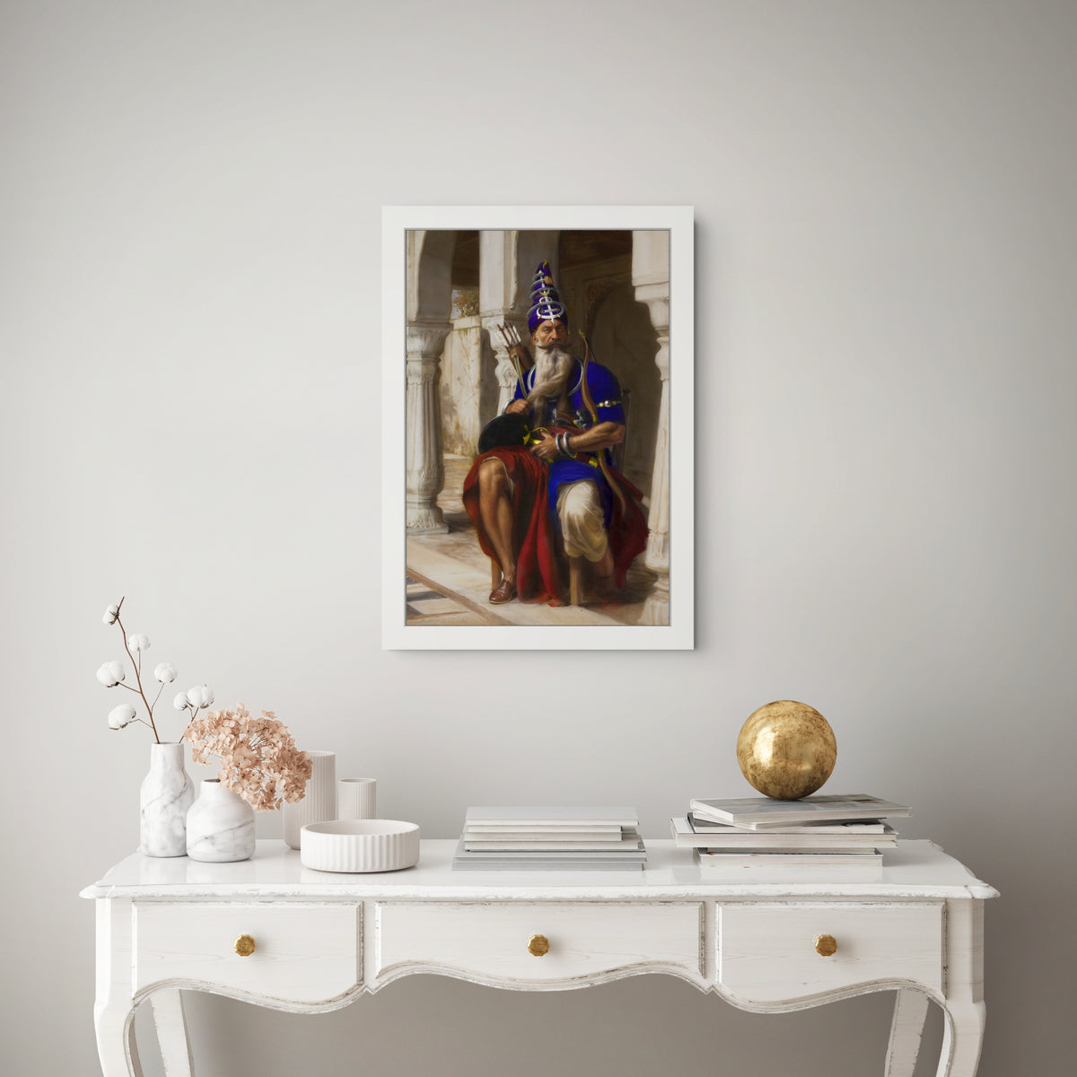 Akaali Phoola Singh Sikh Art – Prometheus Original | Khalsa Raj Heritage Painting