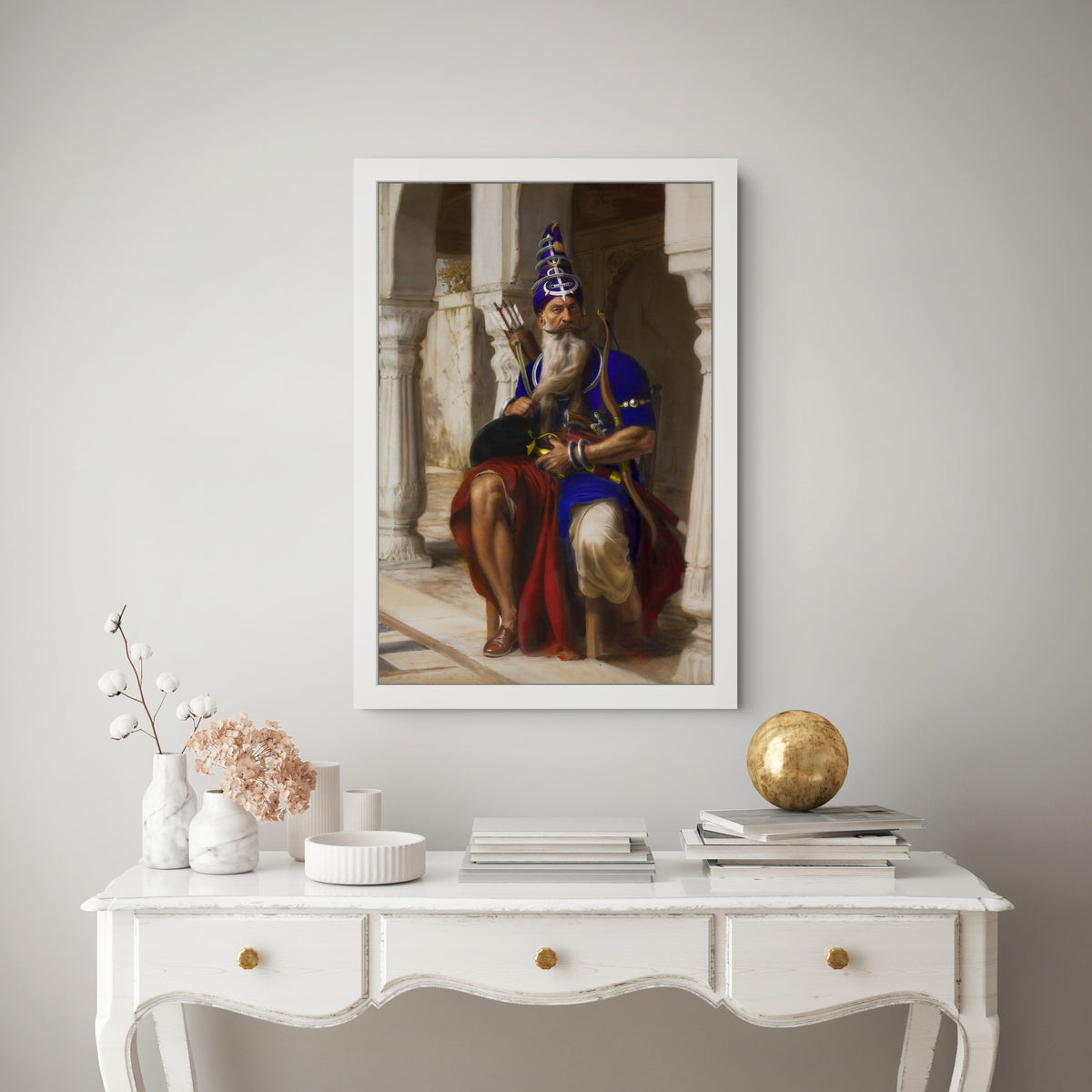 Akaali Phoola Singh Sikh Art – Prometheus Original | Khalsa Raj Heritage Painting