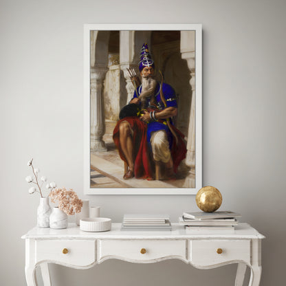 Akaali Phoola Singh Sikh Art – Prometheus Original | Khalsa Raj Heritage Painting