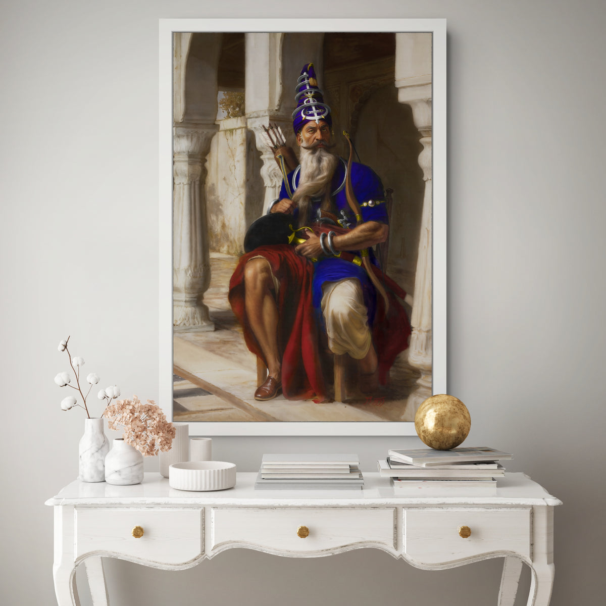 Akaali Phoola Singh Sikh Art – Prometheus Original | Khalsa Raj Heritage Painting