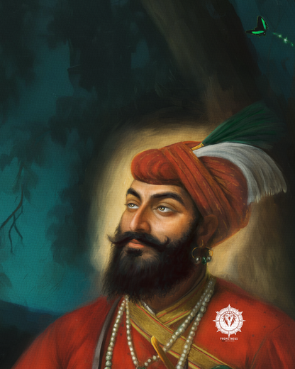 Portrait of Guru Gobind Singh Ji (Inspired by the Anandpuri Hazuri Bir and the Bhai Rupa Tradition)