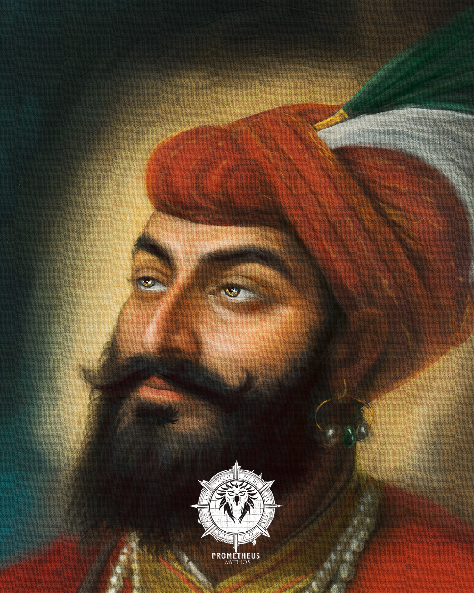 Portrait of Guru Gobind Singh Ji (Inspired by the Anandpuri Hazuri Bir and the Bhai Rupa Tradition)